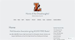 Desktop Screenshot of lakelandhighschool.com